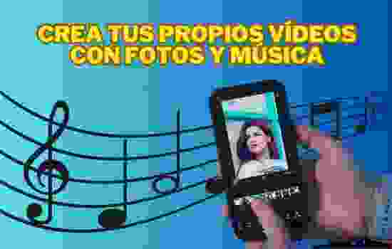Crea tus propios vídeos con fotos y música