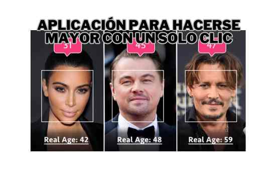 Vive el Envejecimiento Virtual con Oldify